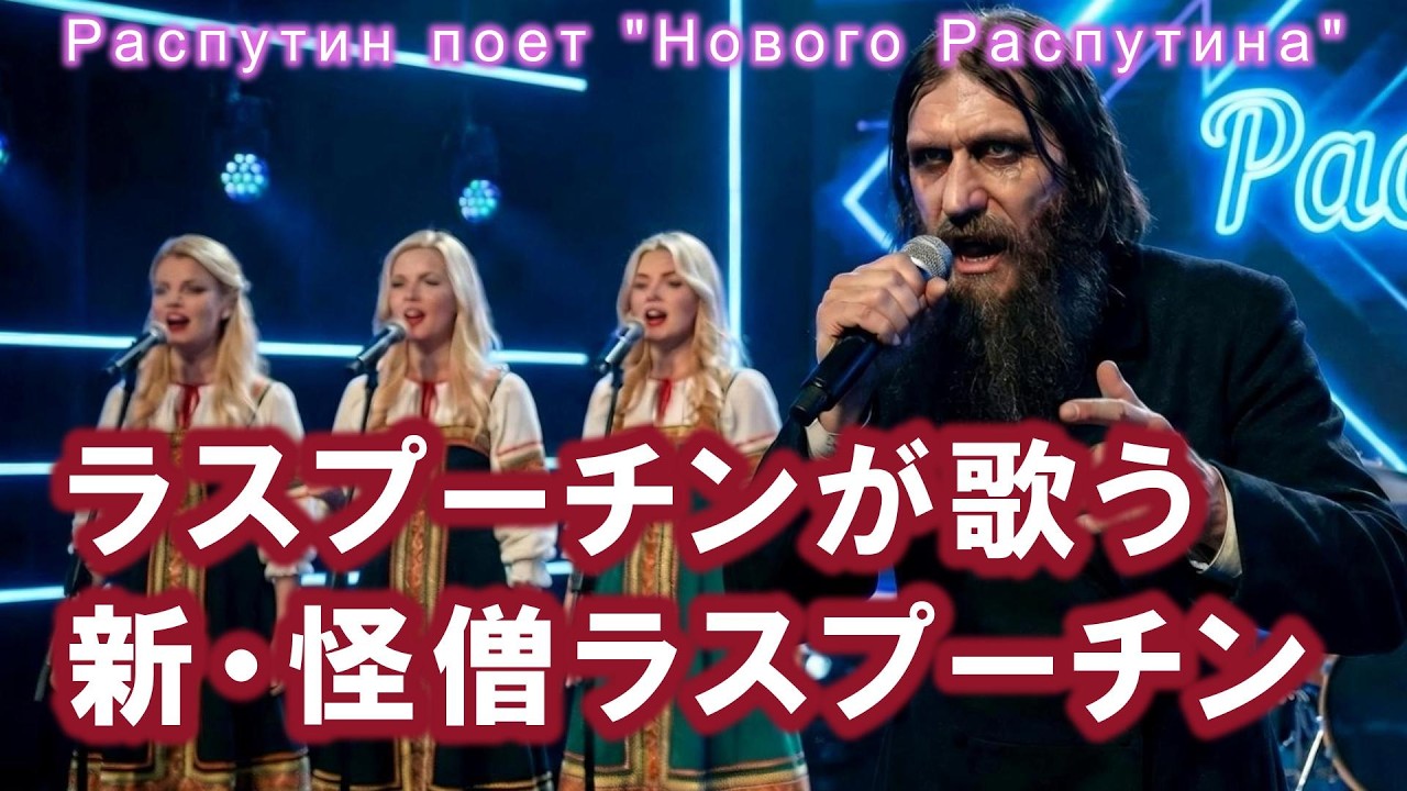【AI】ラスプーチンが歌う「新・怪僧ラスプーチン」／Распутин поет 