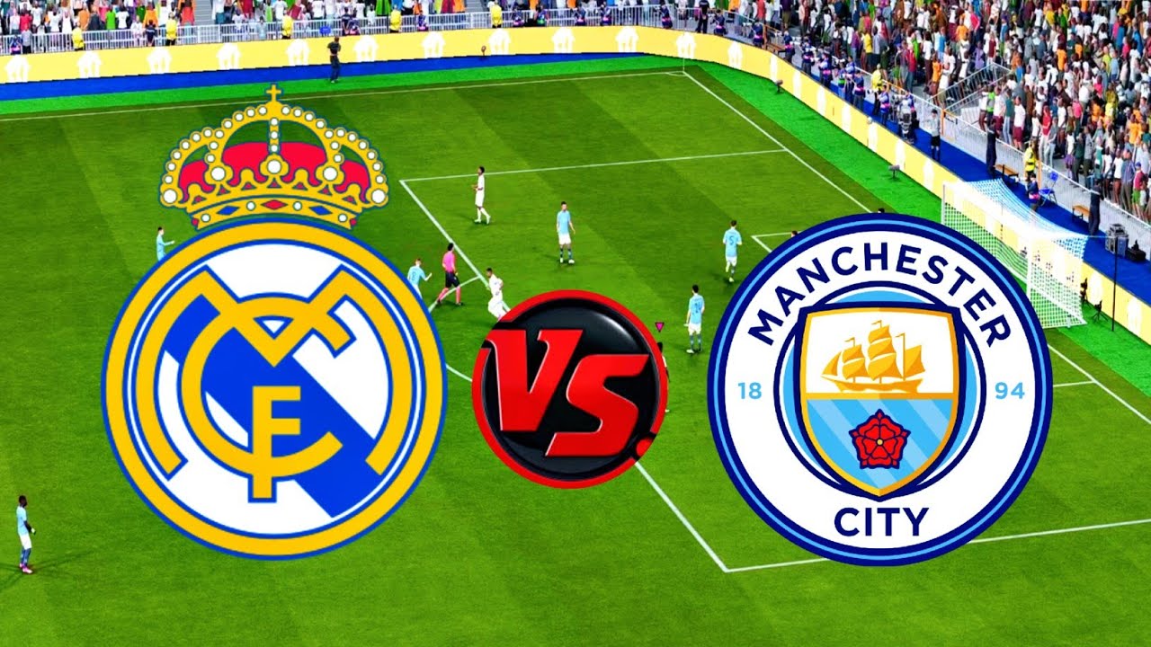Real Madrid vs Manchester City | Full Match Highlights | eFootball 4K Gameplay 