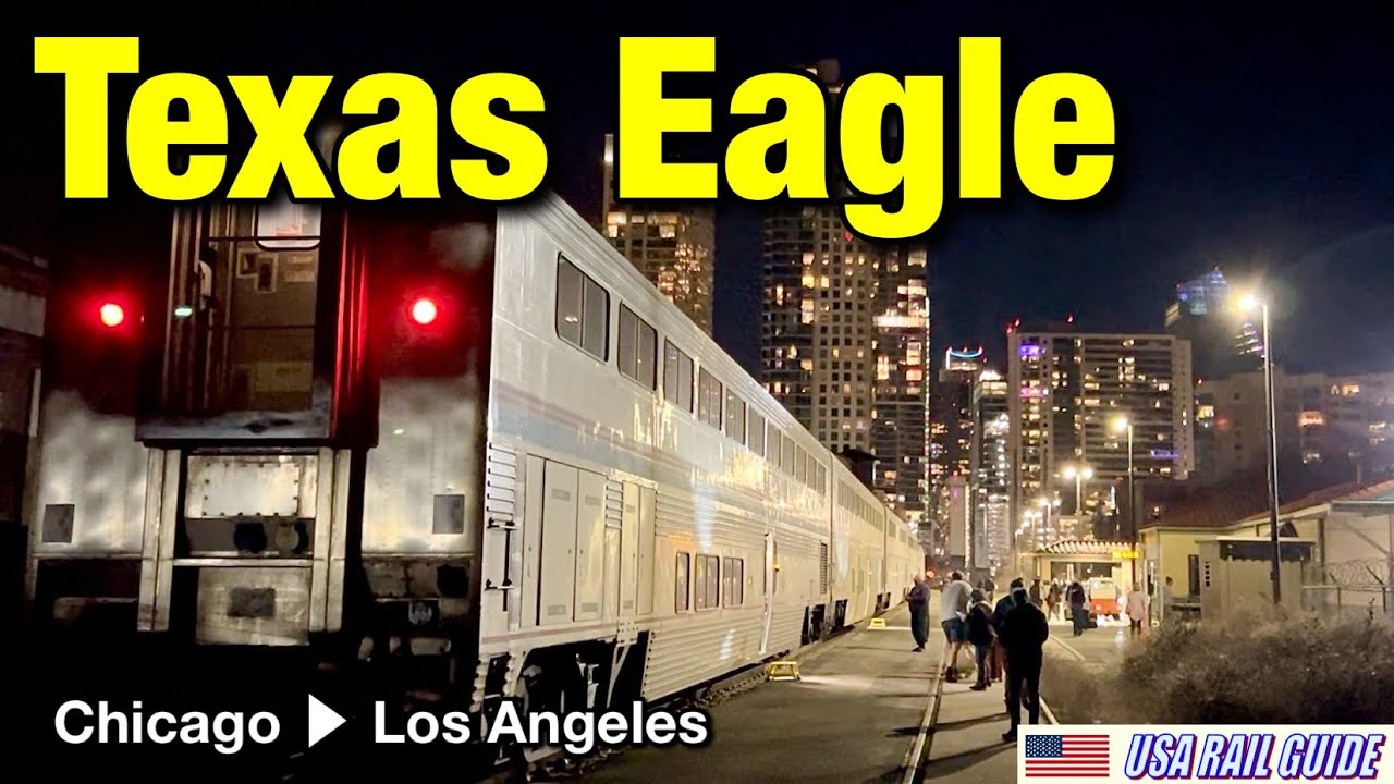 [ Amtrak Train Ride ] All 43 Stops, Amtrak's Longest Route, Complete Trip Report