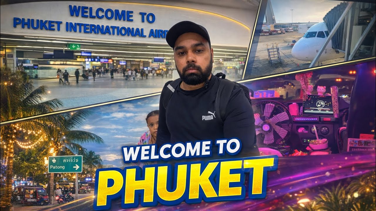 Landing in Phuket! ✈️ || From Airport to Phuket || Hotel Tour || Thailand Tour Guide || 