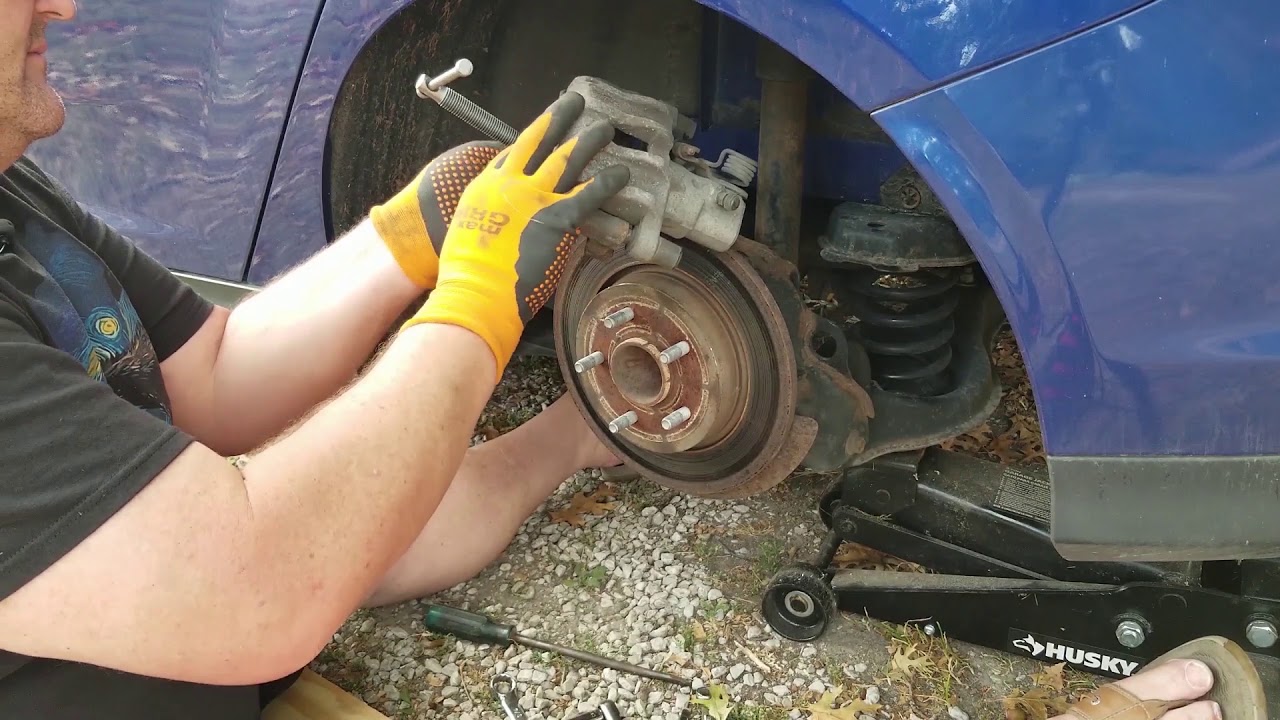The Shed: 2012 Ford Focus Rear Brake Pad Replacement
