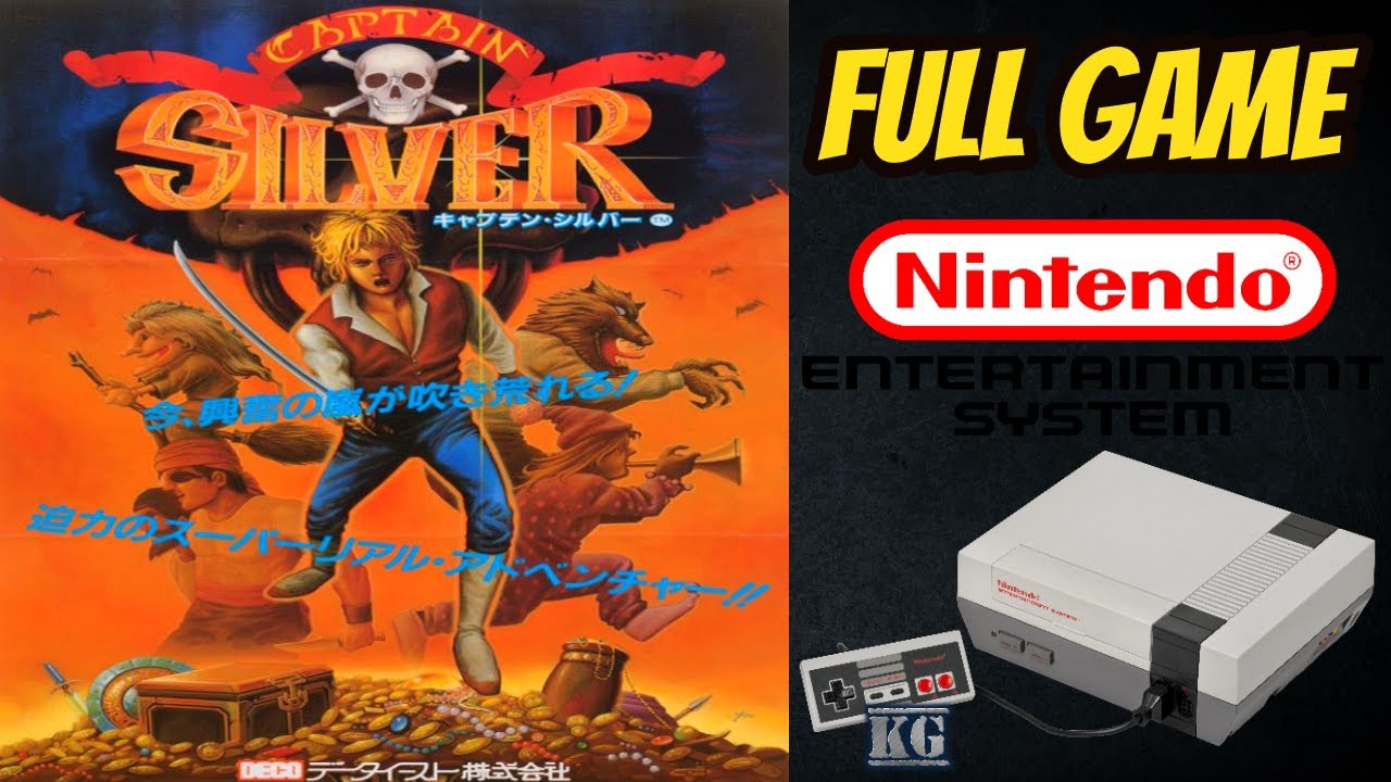 Captain Silver | NES | 4K60ᶠᵖˢ UHD🔴 | 100% Longplay Gameplay Walkthrough Full Movie Game