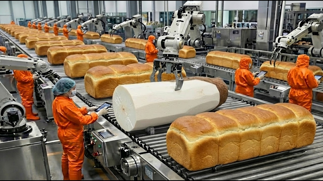 How Cassava Bread Is Made | Inside a Modern Cassava Processing Factory (Full Process)