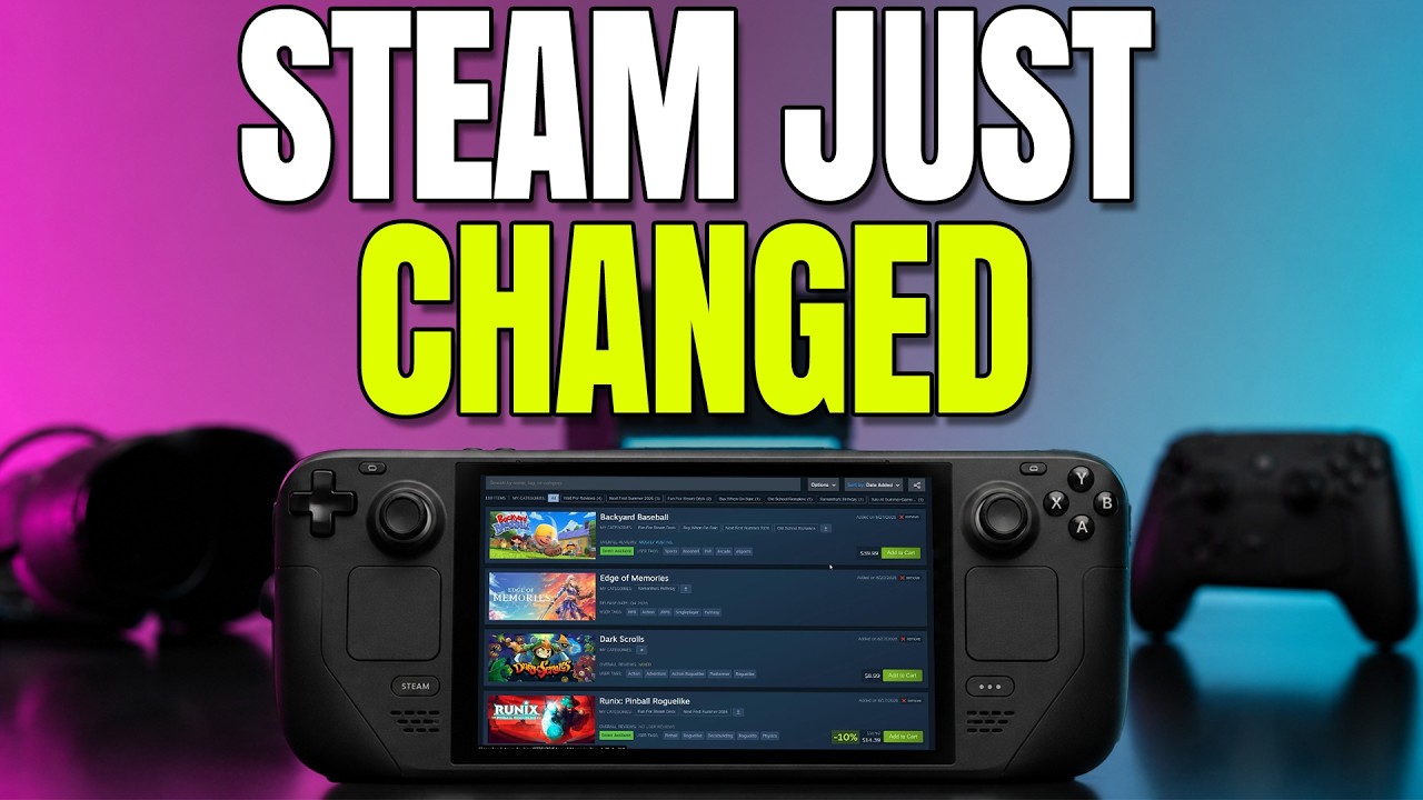 Valve только что исправили главную ошибку Steam Deck!