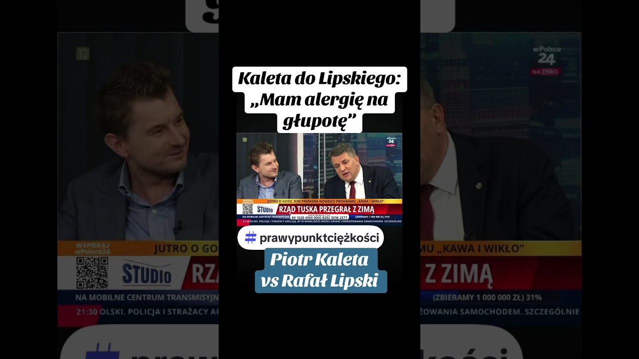 Piotr Kaleta nie wytrzymał. Ostre słowa do Rafała Lipskiego.