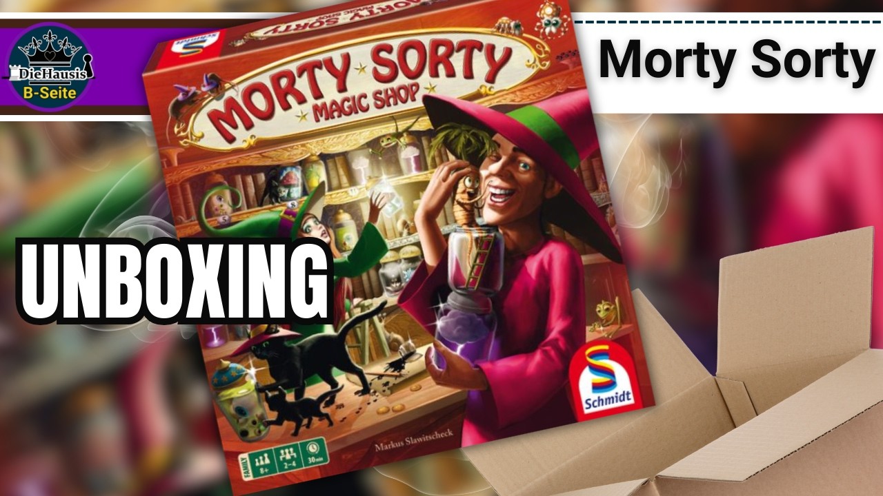 Sorty Morty 📦 Spiel Unboxing – Was steckt drin? | DieHausis B-Seite