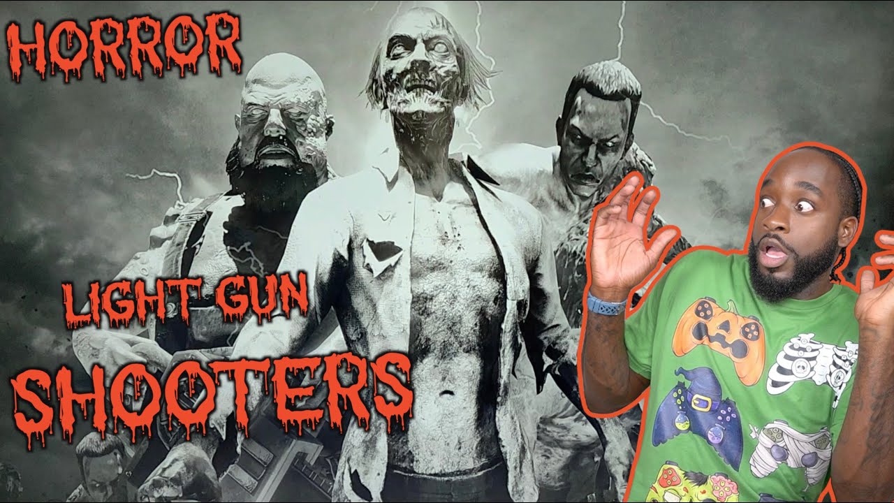 Horror Light Gun Shooters - Halloween on Sharkade's Ultimate Deluxe Control Panel