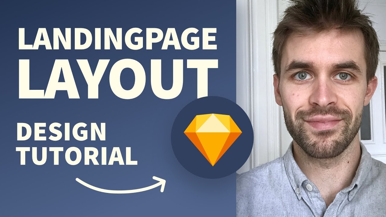 Landingpage Web Design Layout Prozess in Sketch – komplette Schritt für Schritt Anleitung
