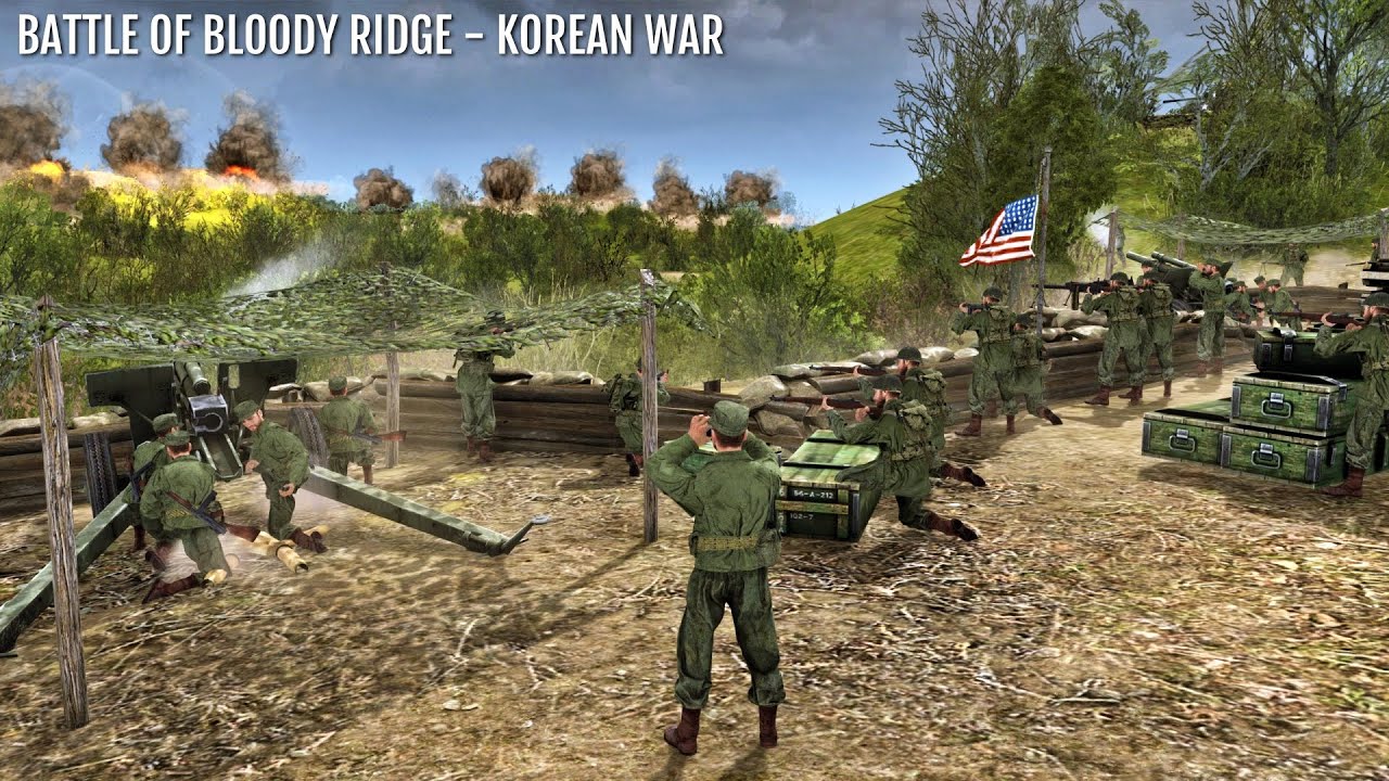 Battle of Bloody Ridge - Korean War 1951