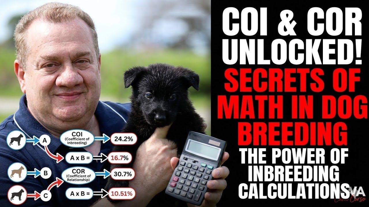 BREEDING DOGS : COI AND COR EXPLAINED | @VonGontaHaus PART 1