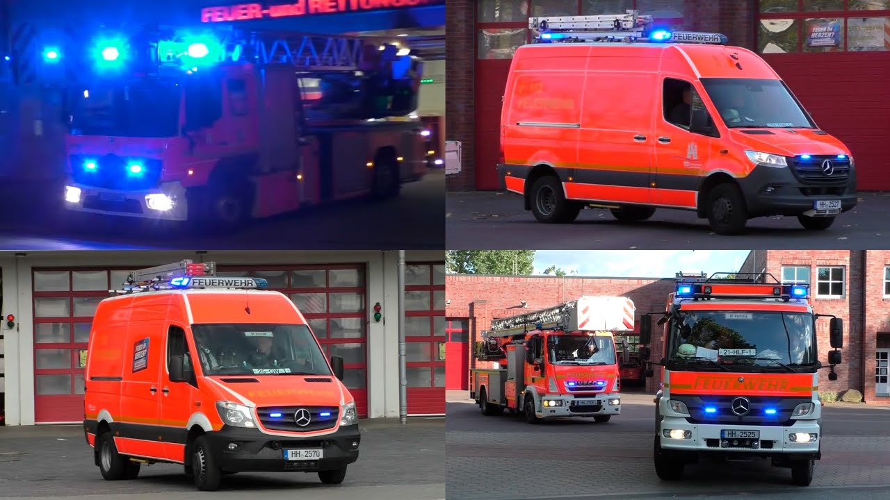 [4. Advendsspecial] Einsatzfahrten von Feuerwehr und Rettungsdienst in Hamburg