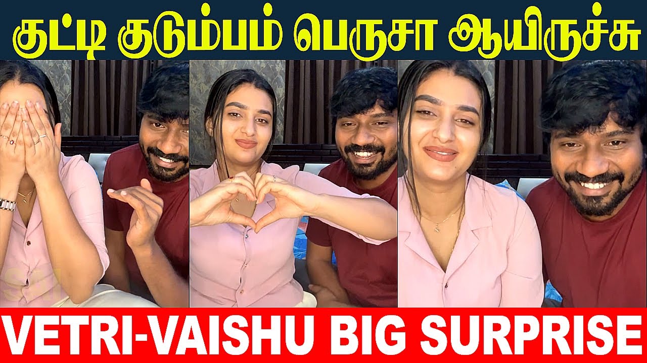 Siragadikka Aasai Vetri Vasanth Wife Vaishu Big Surprise Revealed 😍 New Beginning | Insta Live