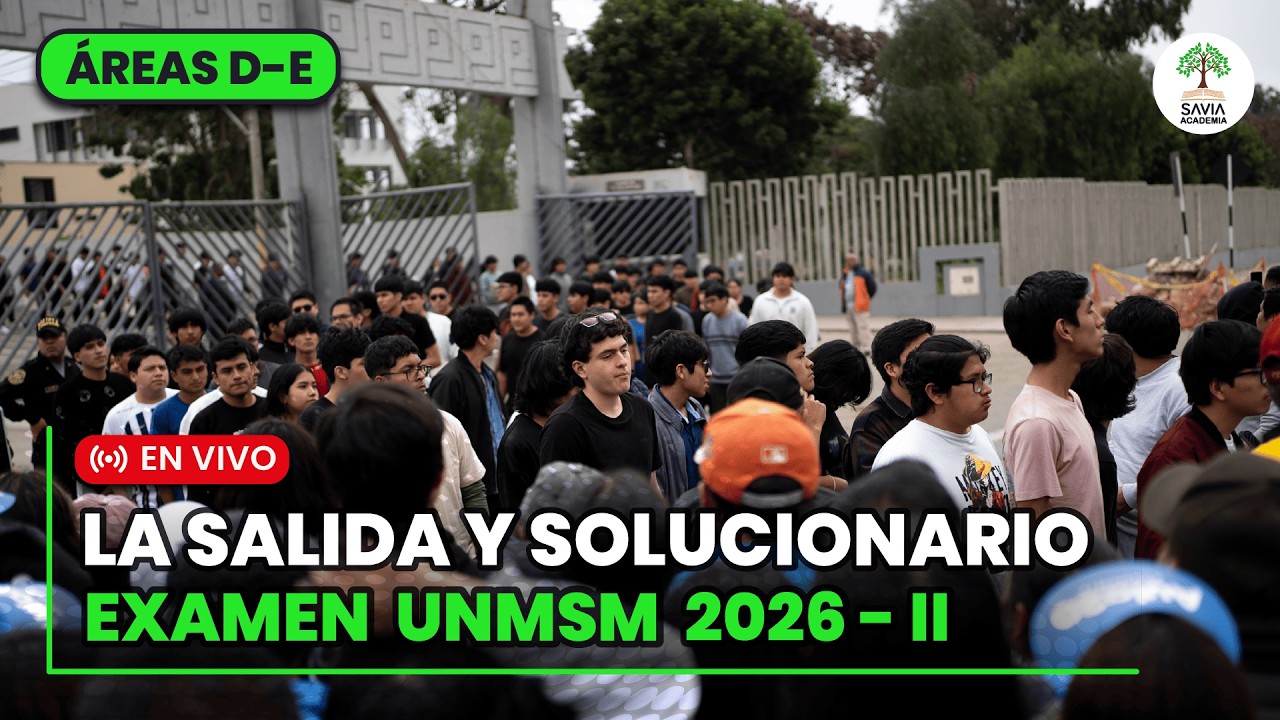 🚨SOLUCIONARIO DEL EXAMEN DE ADMISIÓN 2026 - II | ÁREAS DE🚨