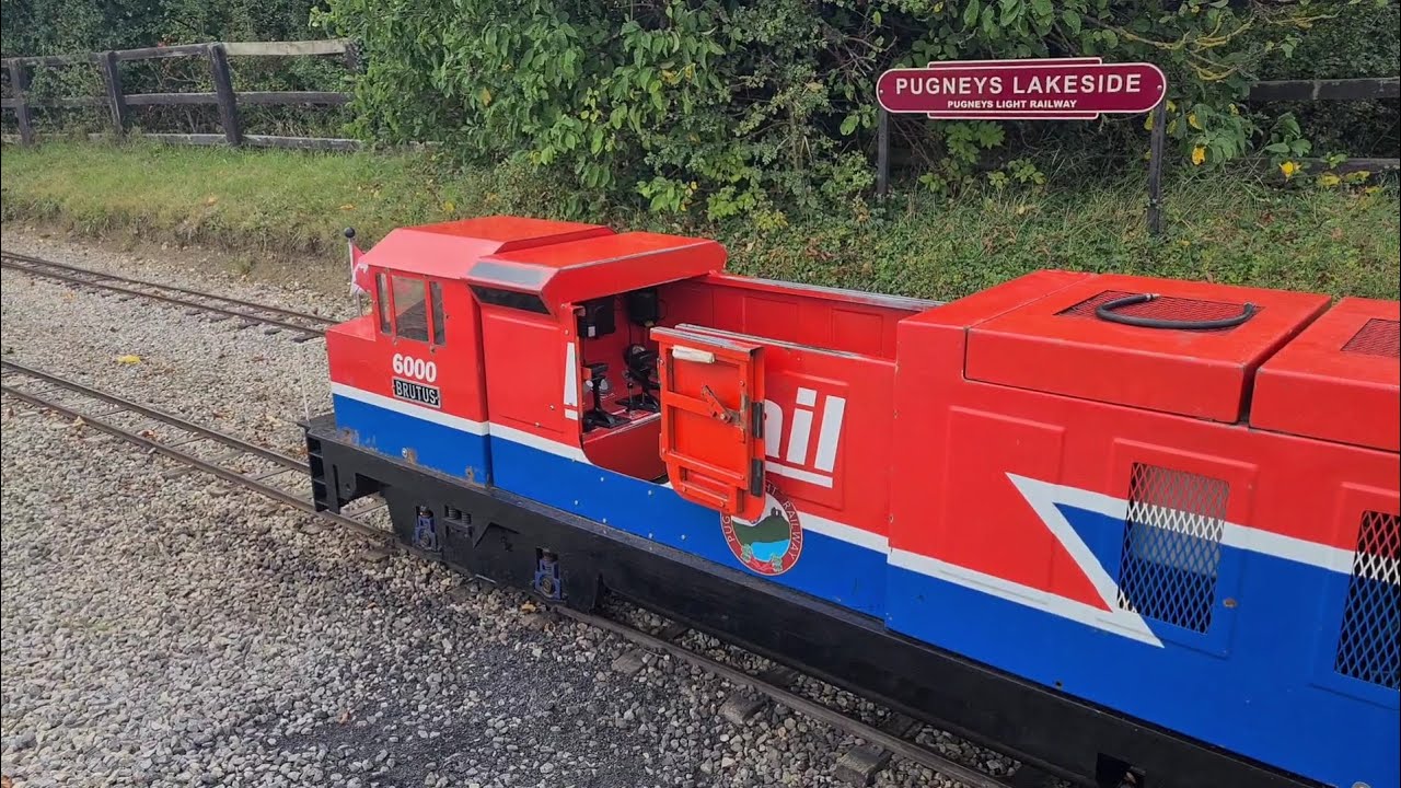 Pugneys Country Park Light Railway Train Ride Wakefield West Yorkshire UK