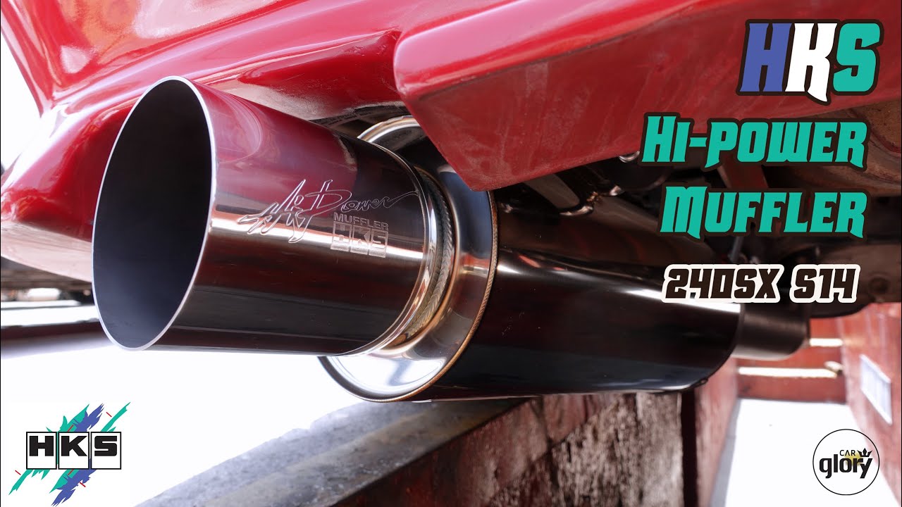 HKS Hi-power Muffler 240sx S14 KA24DE