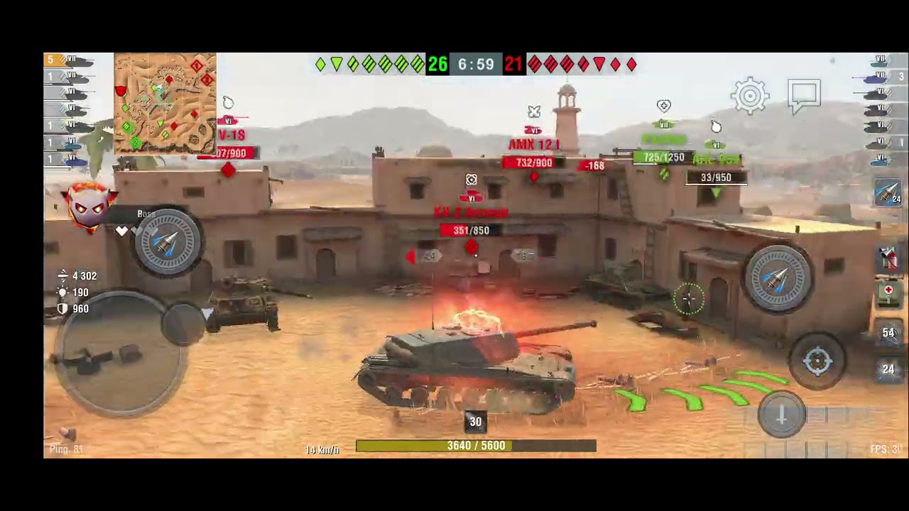 BZ 58 in the Big Boss 9.7k damage HP, 9 kills #wotblitz 