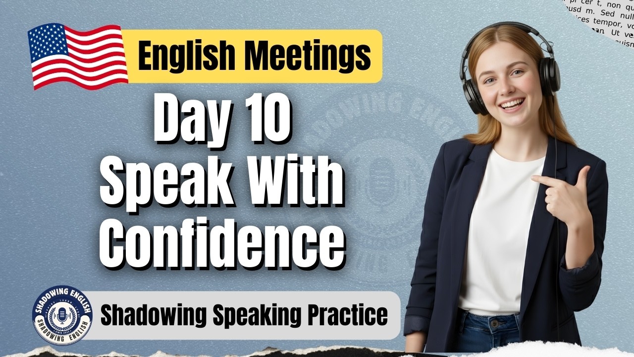 30 English Shadowing Sentences for Speaking with Confidence in English Meetings