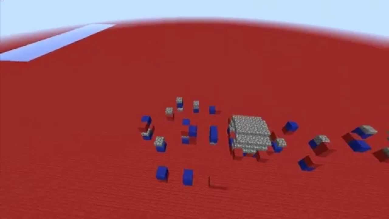 Minecraft Parkour #1 Red & Blue Wool by FullCapista