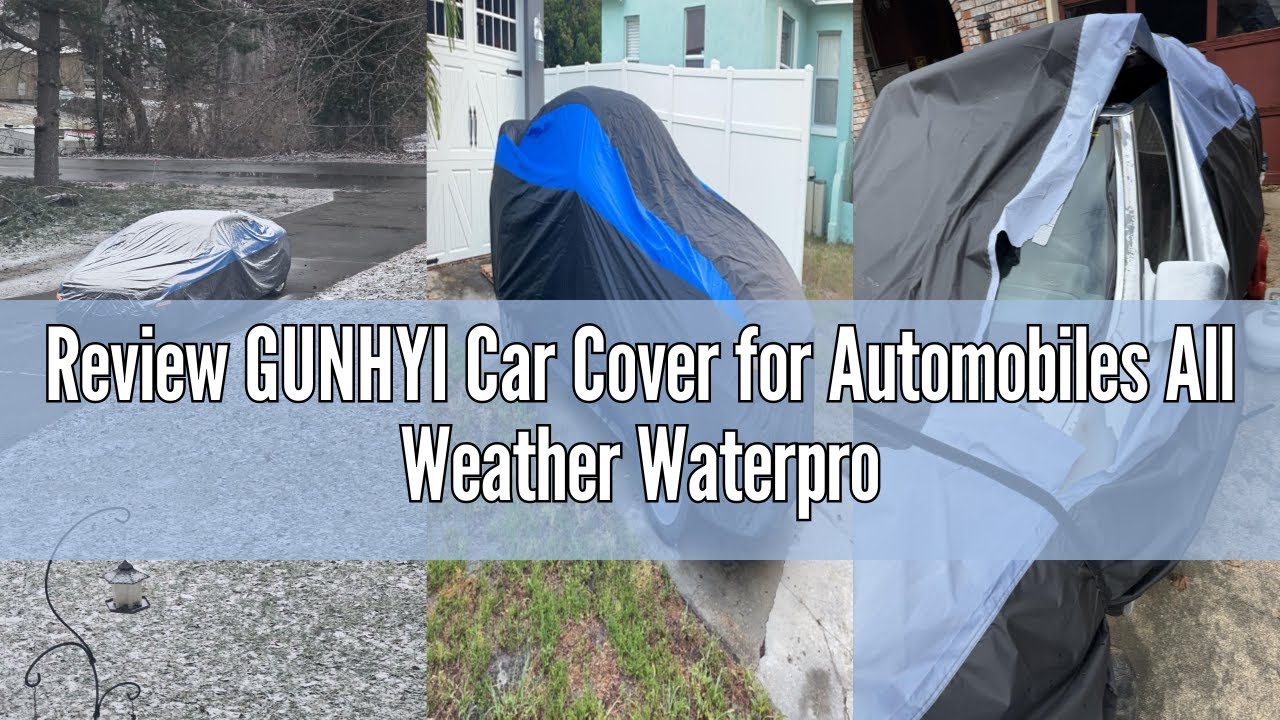Review GUNHYI Car Cover for Automobiles All Weather Waterproof, Universal Fit Sedan Chevrolet Corvet