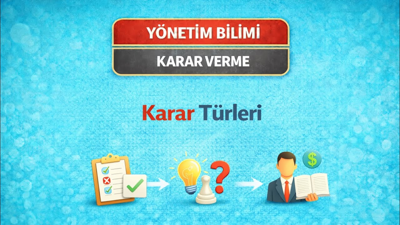 Karar Verme | 3.3 Karar Türleri