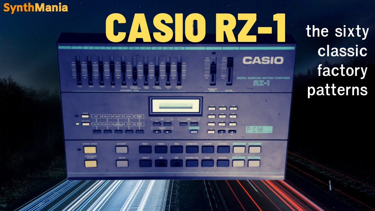 Casio RZ-1 - The sixty classic factory patterns