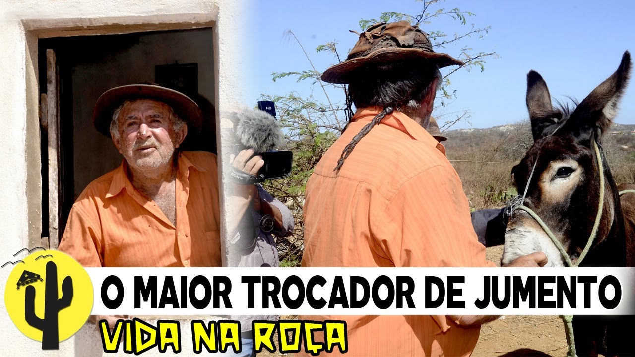 [VIDA NA ROÇA] LUIZ ANJO: O Maior TROCADOR de JUMENTO da Paraíba, ele conta das Trocas que fez 🌵