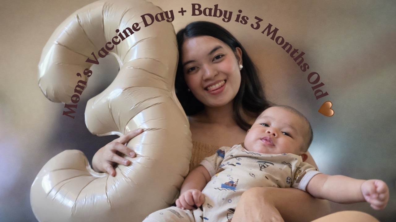 Mom’s Vaccine Day + Baby is 3 Months Old 🤎 || Shaila Quines