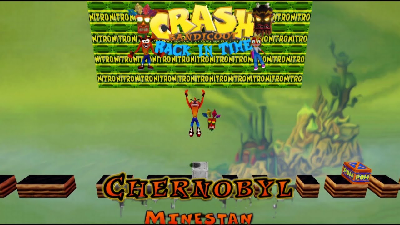 Фан-игра Crash Bandicoot - Back In Time: Пользовательский уровень: Чернобыль от Minestan
