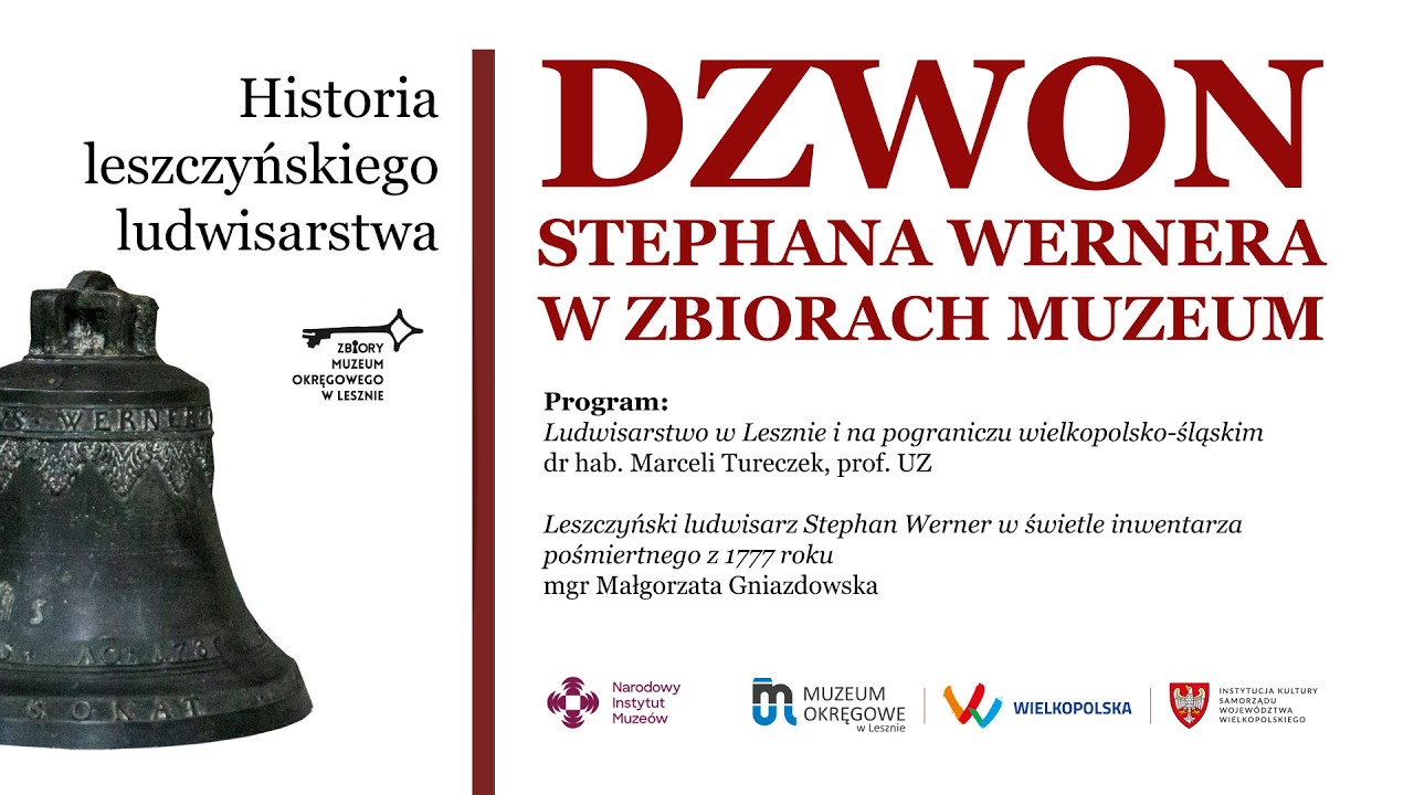 Prezentacja dzwonu  1730 roku w ludwisarni leszczyńskiego mistrza Stephana Wernera