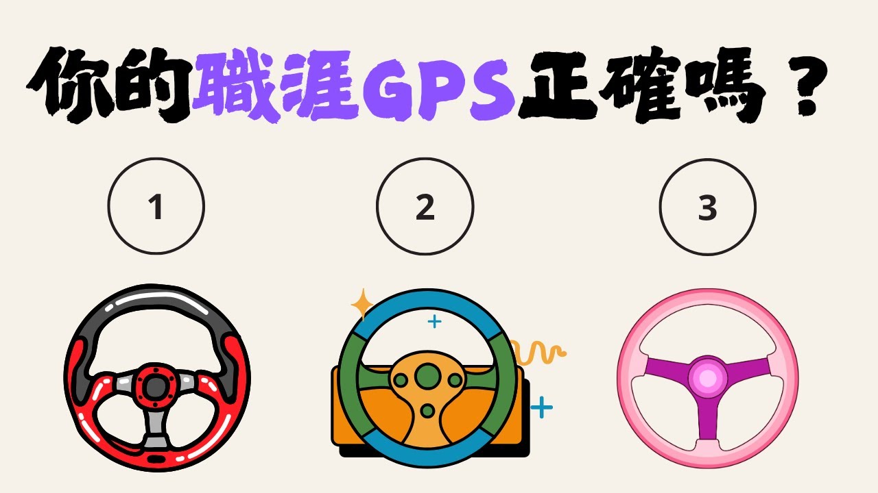 你的職涯GPS正確嗎?