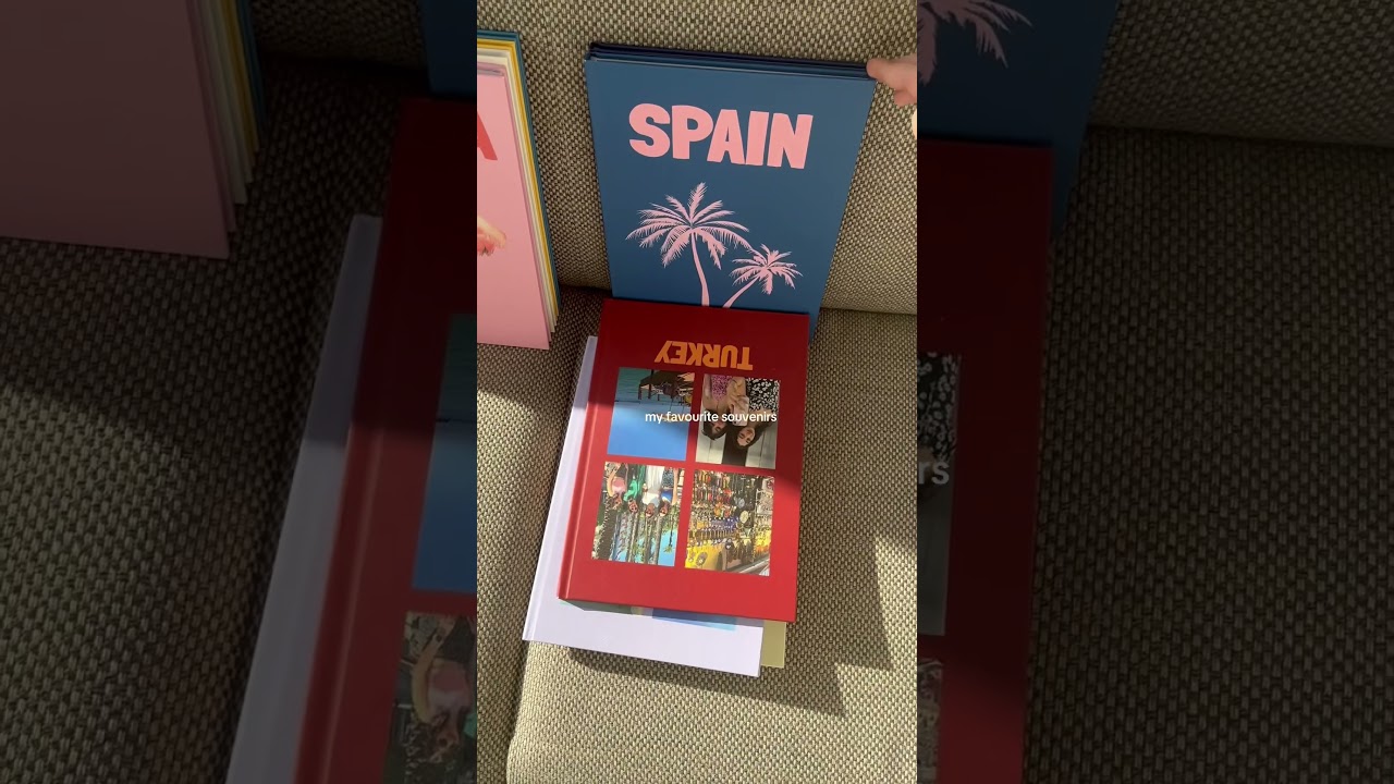 Travel books 🗺️✈️🤍 &ldquo;MINNA10&rdquo; for 10% off! #photobook #travelbook #booktube #travel