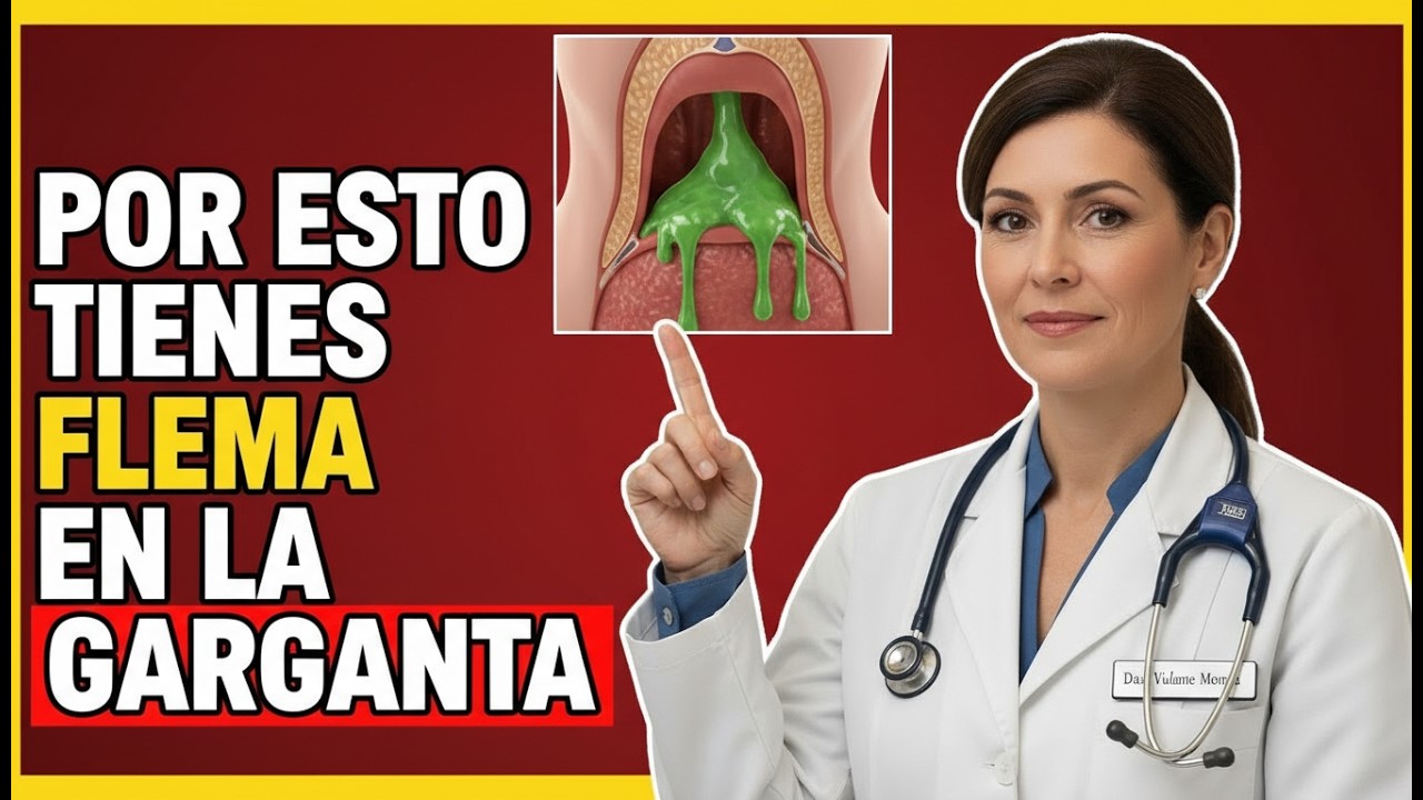 La VERDADERA Causa de la FLEMA PERSISTENTE (Moco en Garganta) | Dra.Valeria Moreno