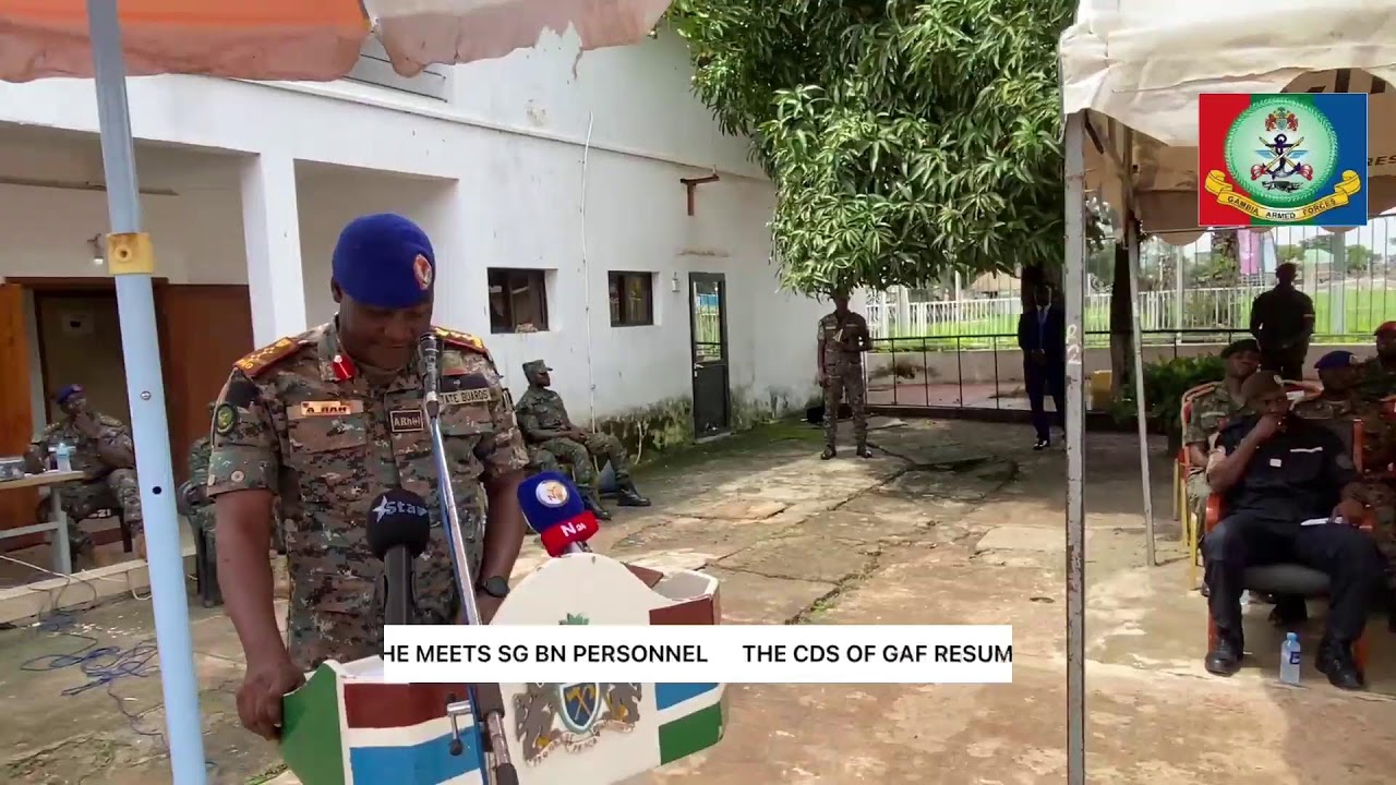 PRAYERS AND WELCOMING REMARKS BY THE STATE GUARDS BATTALION COMMANDER