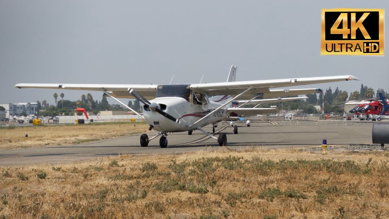 (4K Ultra HD) 30 Minutes of GENERAL AVIATION planespotting at KFUL Fullerton 
