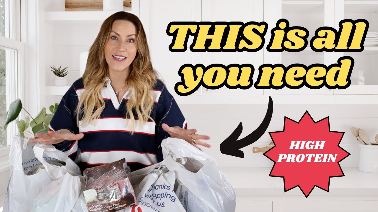 High Protein Grocery Haul to LOSE WEIGHT