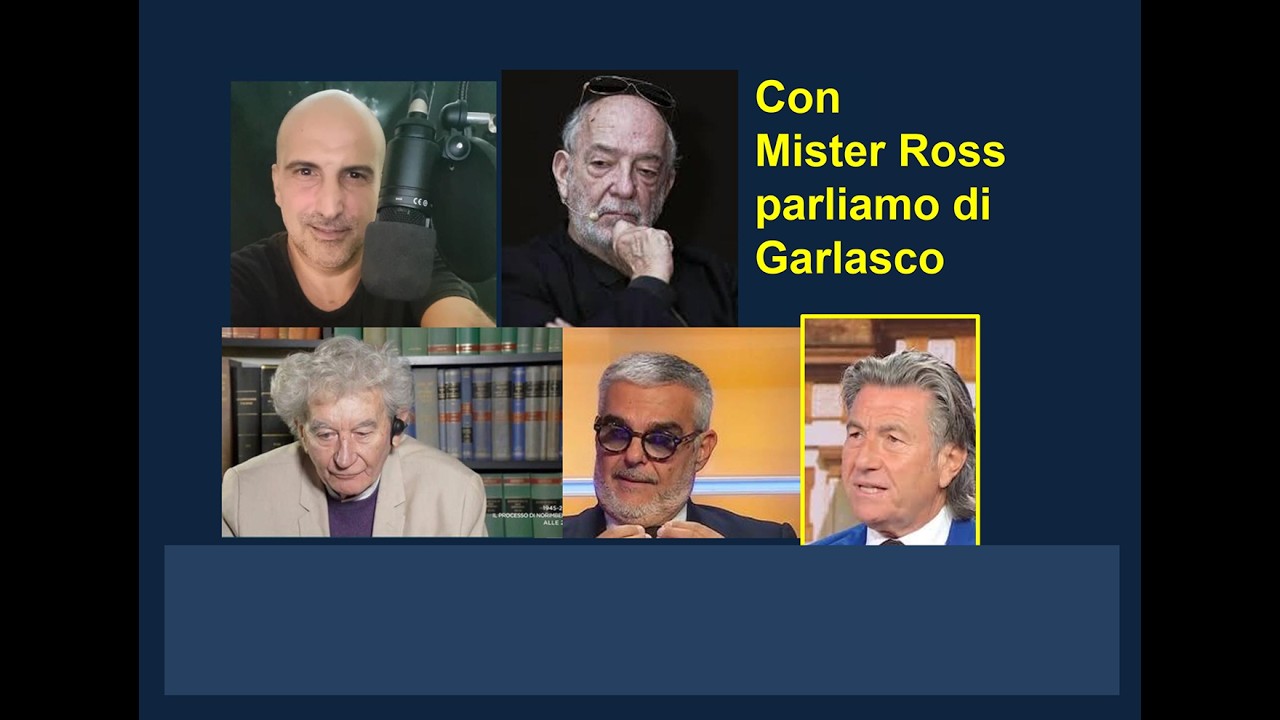 Garlasco: Mister Ross ne parla con De Rensis, Lovati, Gallo e Lavorino: prima puntata