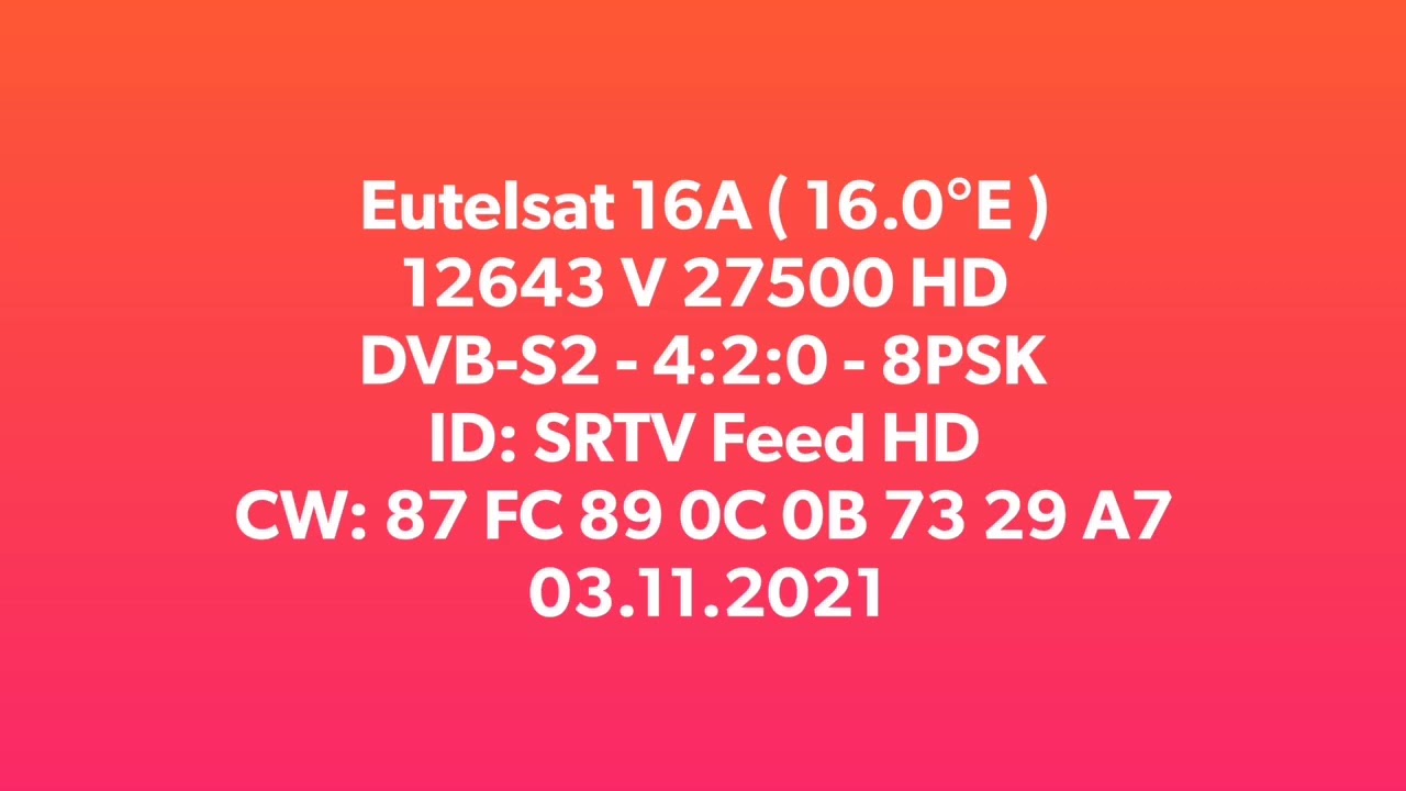 Biss Keys : The Latest Biss Key + Frequencies 04.11.2021