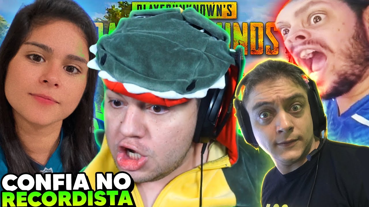RECORDISTA EM CARREGAR STREAMER ft SkipnhO, SraMaravilha e Painho (PUBG)