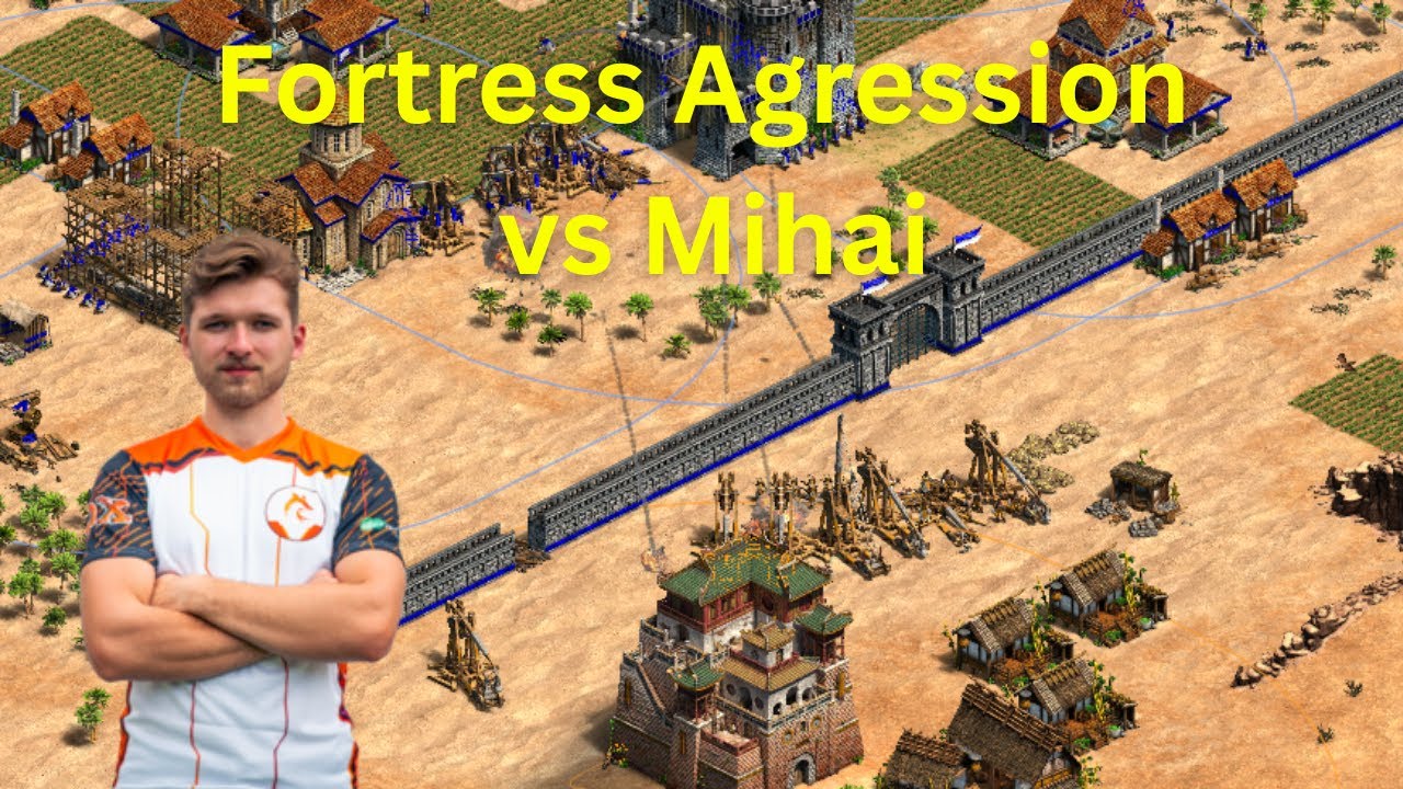 1vs1 vs Mihai | high elo on Fortress | Age of Empires II Defenitive Edition