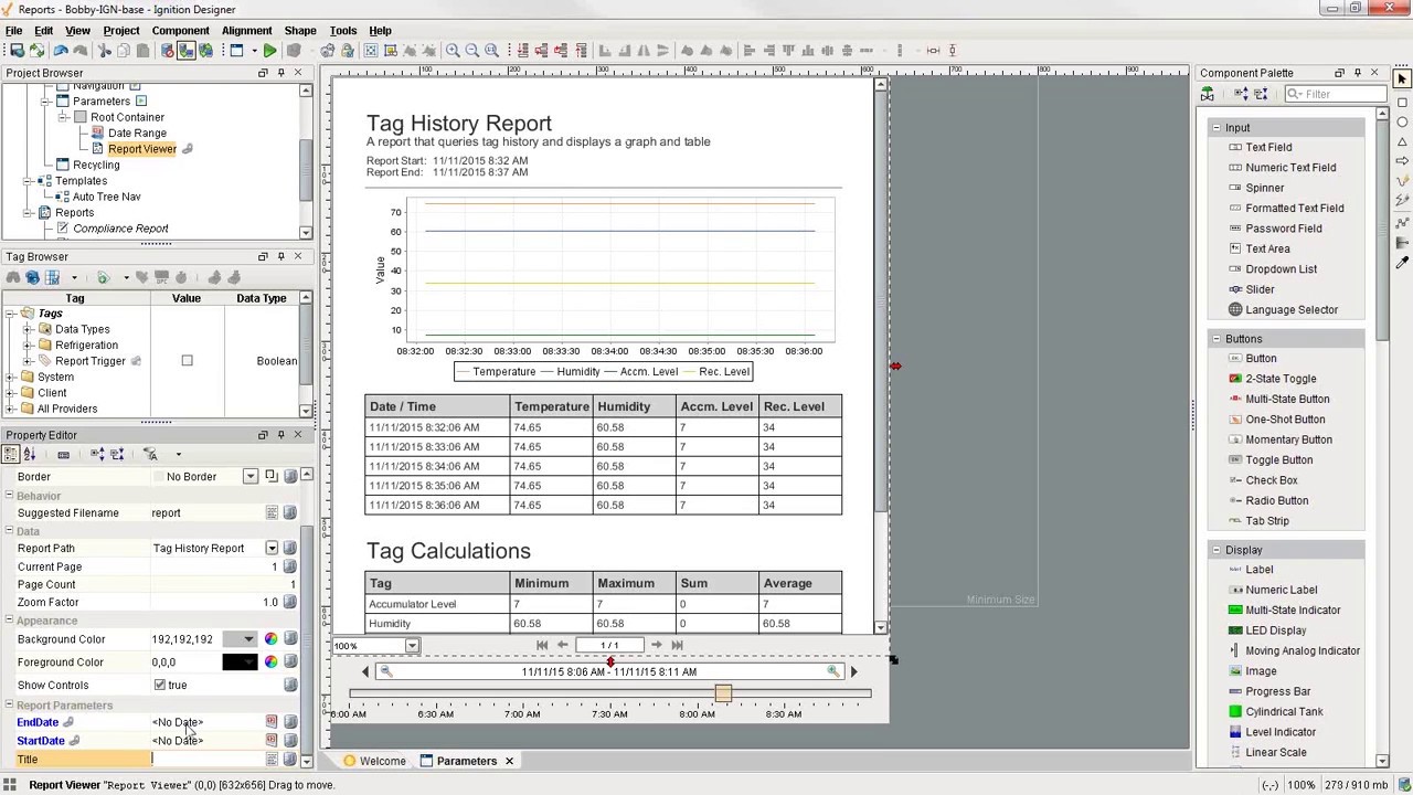 Design Like a Pro Reporting: Parameters