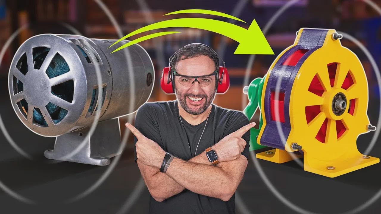 ¡Hicimos nuestra propia sirena industrial usando ingeniería inversa!