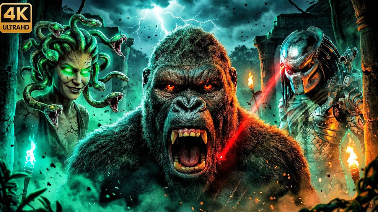 KONG vs MEDUSA vs PREDATOR - The SHOWDOWN of TITANS