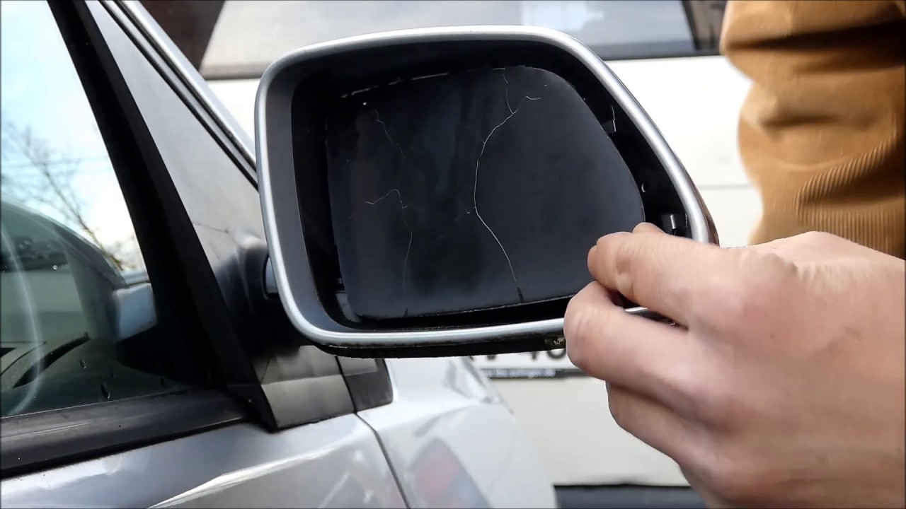 VW Polo 9N  --  Spiegelglas wechseln