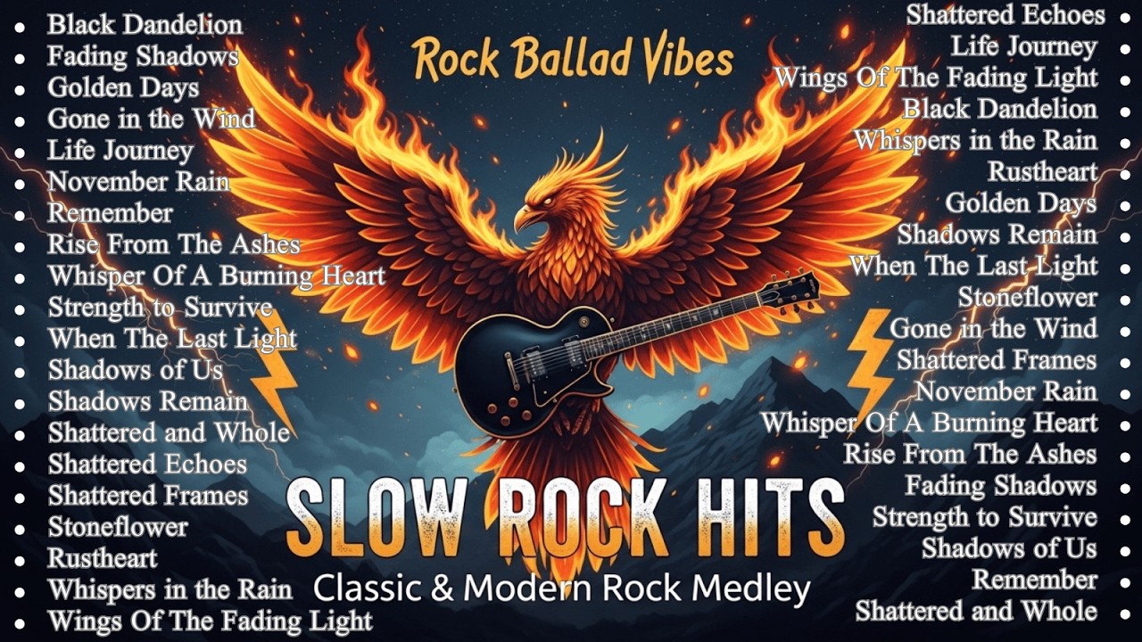 Scorpions, Aerosmith, BonJovi, Led Zeppelin, The Eagles || Greatest Hits Slow Rock Ballads  80s 90s/