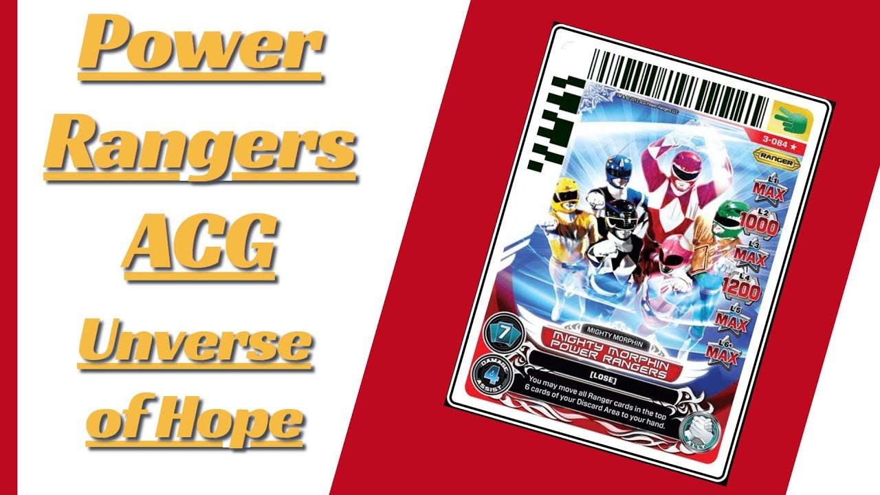 More Ranger Cards - Power Rangers Action Card Game - PRACG -  Set 3 Universe of Hope Box Break!