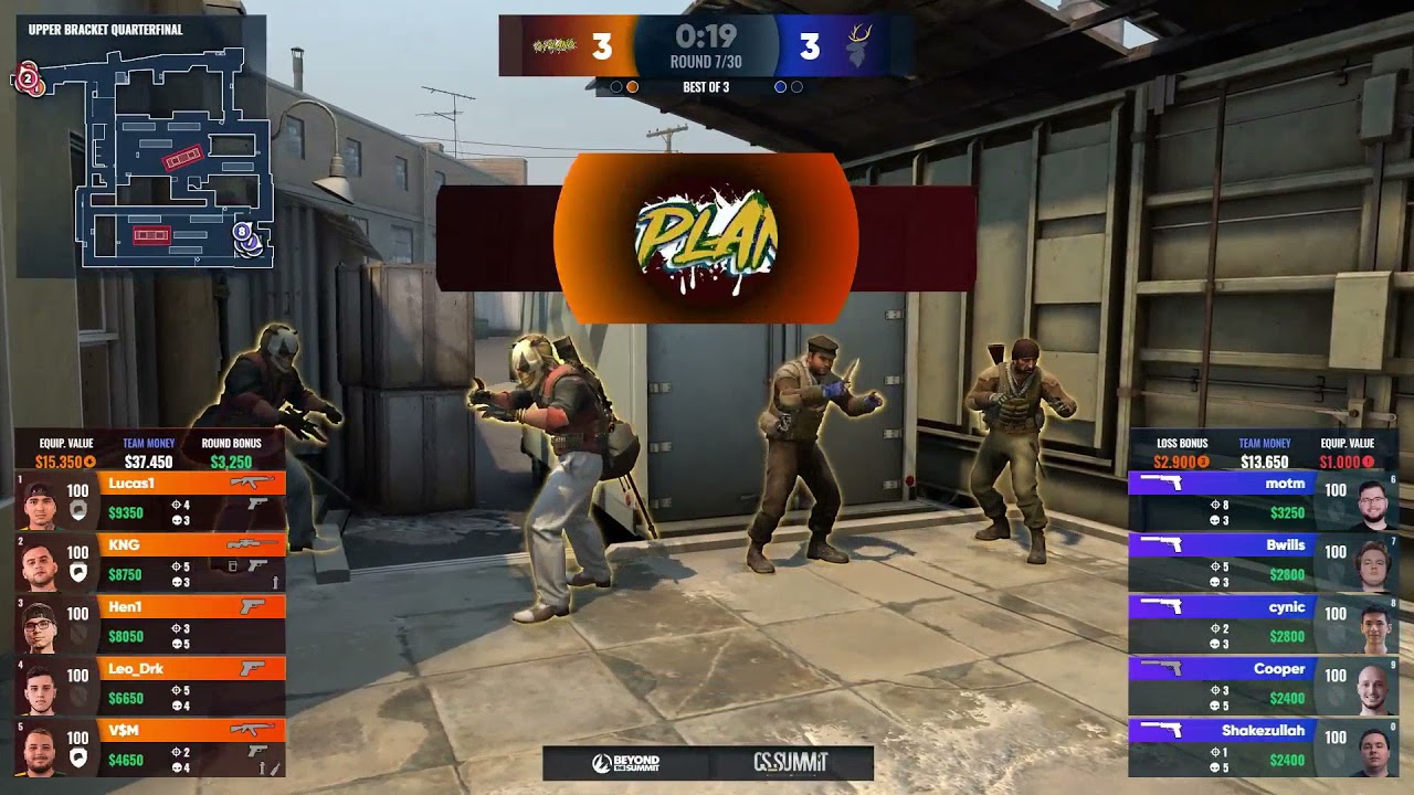 Snax 200 IQ Clutch vs Device | CS:GO Highlights