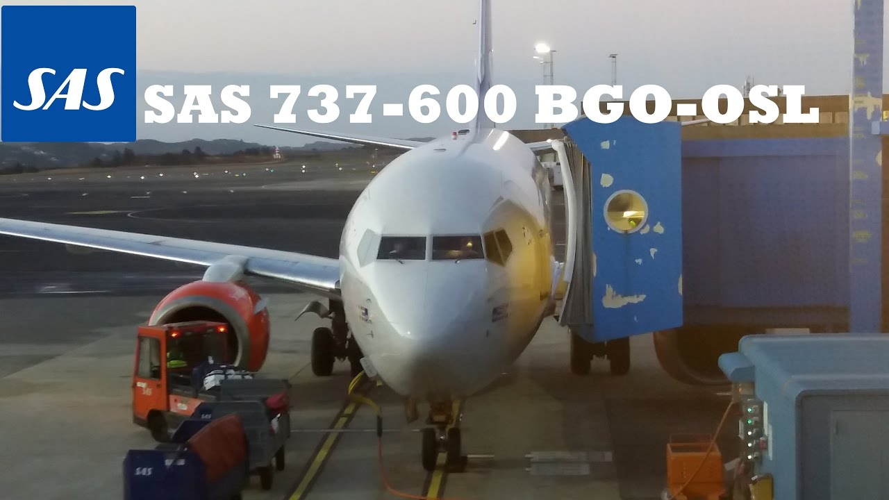 SAS 737-600 Bergen(ENBR/BGO)- Oslo(ENGM/OSL) (Wingview)