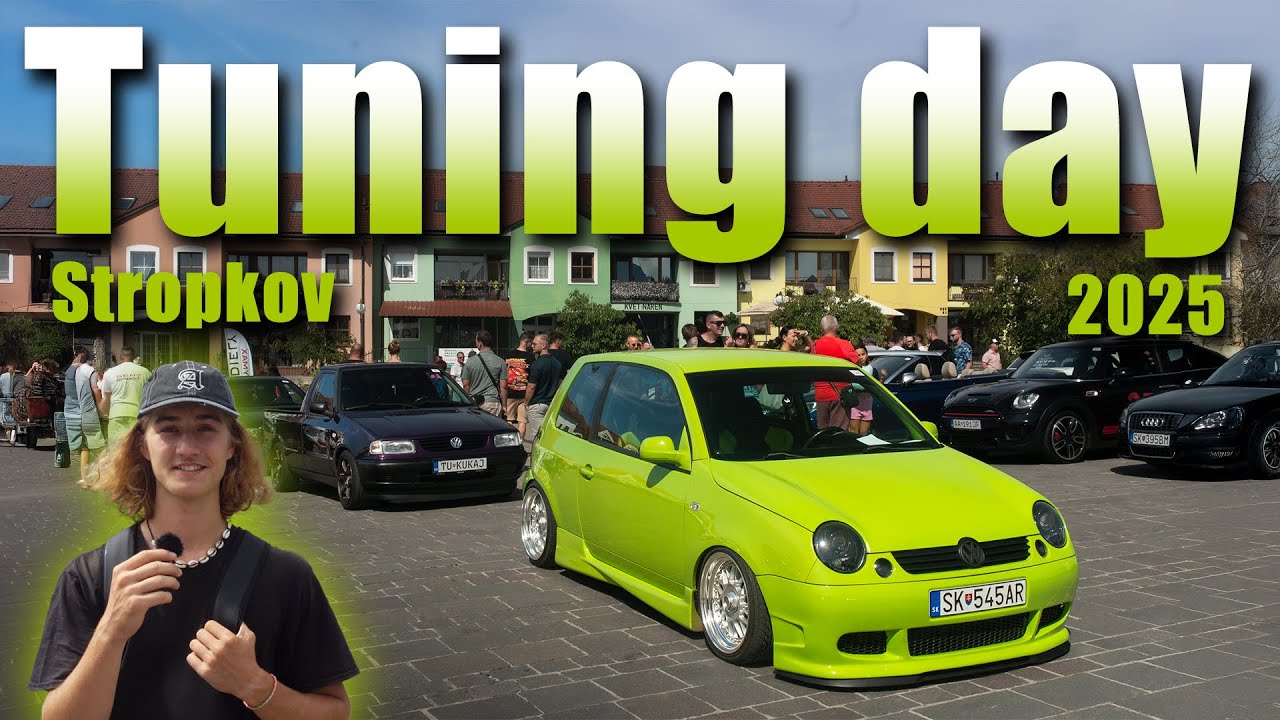 TUNING DAY v Stropkove , úžasné auta , šialene prejazdy a mega atmosféra