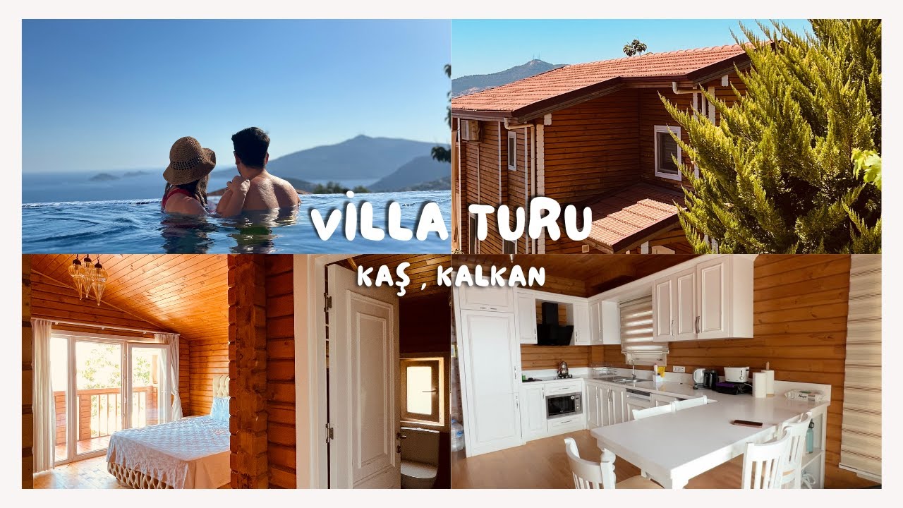 KİRALIK VİLLA TURU 🏡 KAŞ KALKAN'DA HAVUZLU VİLLA KİRALADIK