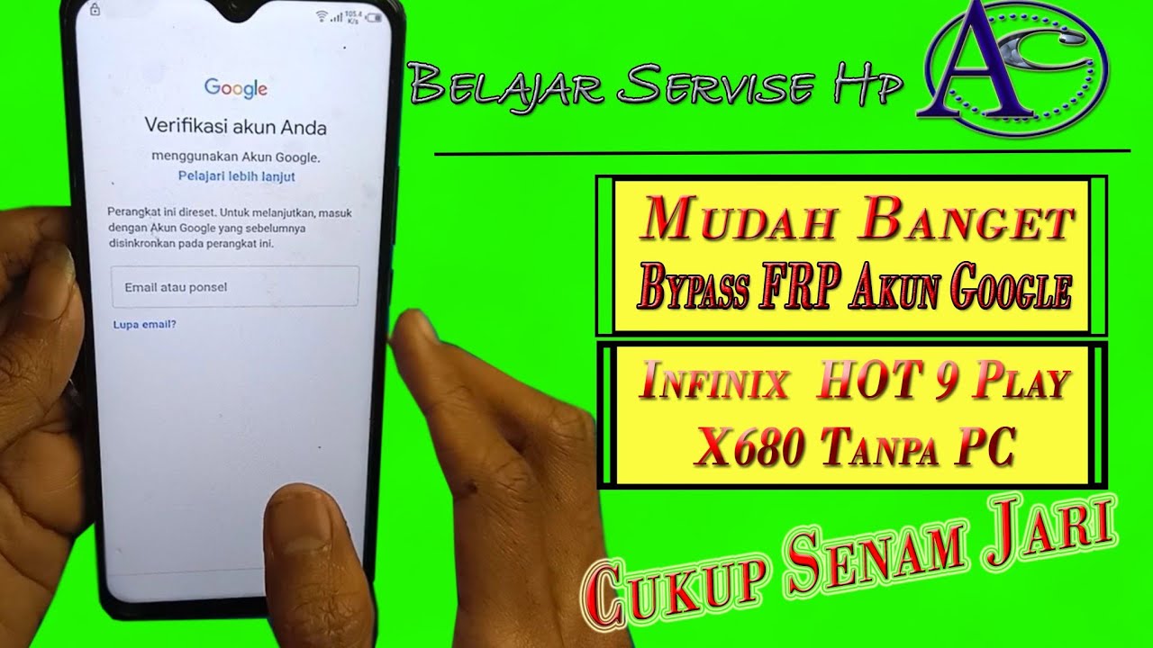 Bypass frp akun google Infinix Hot 9 play X680 Android 10//lupa akun google/ara cell